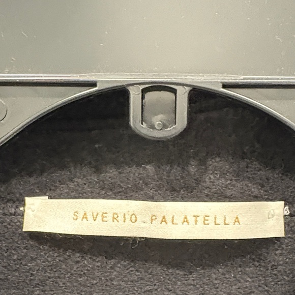 Saverio Palatella wool blend Classic Black Women's Blazer - Picture 2 of 11